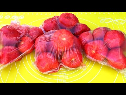 Видео: Ինչպես սառեցնել լոլիկը ձմռան համար: Заморозка овощей на зиму. Inchpes sarecnel banjarexen