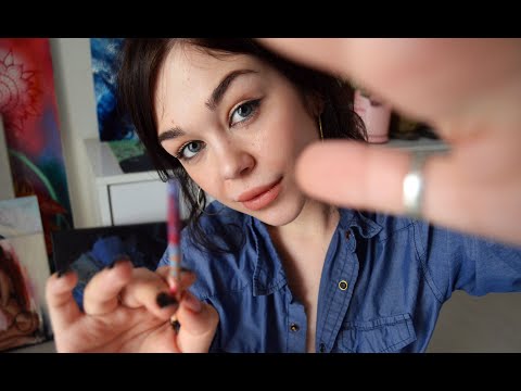 Видео: АСМР шепот / прикосновения к камере / неразборчивый шепот