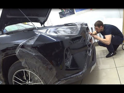 Видео: Toyota RAV4 2020г. Защита полиуретановой пленкой.