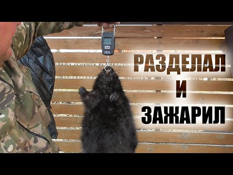 Видео: Освежевал бобра и сделал ШАШЛЫК