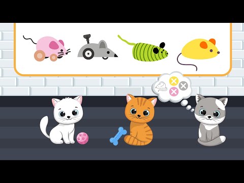 Видео: Логіко-математичний розвитиок “Математика із хвостатиками” Лічба в межах 3. Орієнтування у просторі.