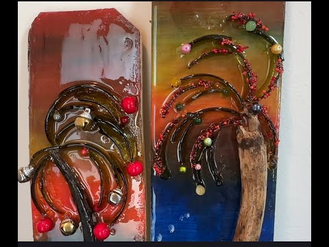 Видео: ДЕЛАЕМ ФЛОРИДСКУЮ РОЖДЕСТВЕНСКУЮ ЁЛКУ ИЗ СТЕКЛА! #letresin