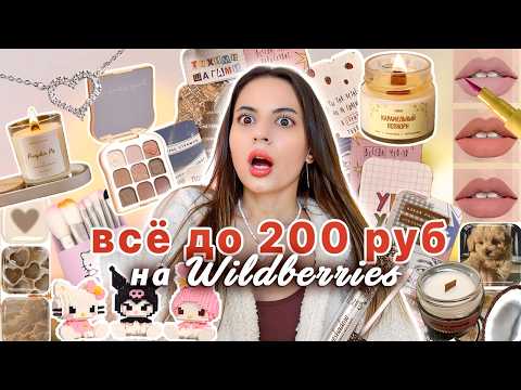 Видео: ВСЕ до 200₽ на WILDBERRIES | я в восторге от этих штук с wb за копейки! 💔