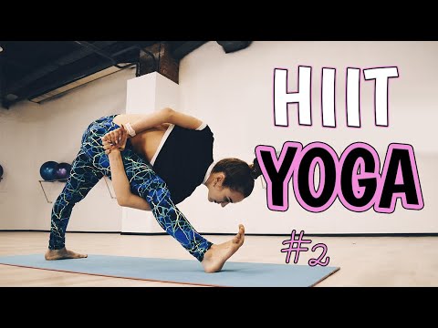 Видео: HIIT + ЙОГА | Йога для похудения