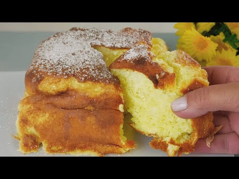 Видео: Японский йогуртовый торт всего из 4 ингредиентов 🍰