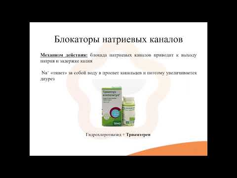 Видео: 26. Средства, влияющие на водно-солевой обмен. Диуретики