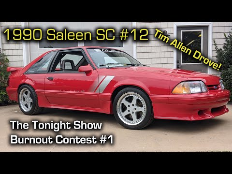 Видео: Вечернее шоу «Burnout»: 1990 Saleen SC #12 Foxbody Redshred — серия PAS Collection