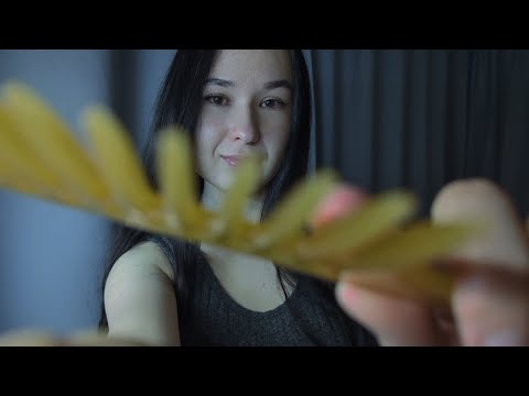 Видео: АСМР руки | массаж головы | расческа