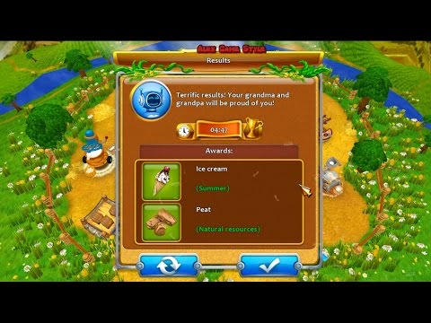 Видео: Farm Frenzy 4 Robot Level 7 only GOLD Walkthrough Gameplay Веселая ферма 4 Робот Уровень 7 Золото