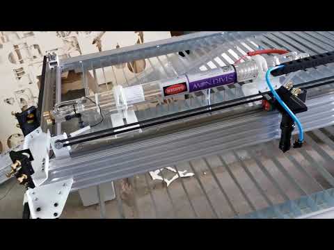 Видео: Обзор лазерный станок СО2 на заказ. Станкокомплект на заказ.