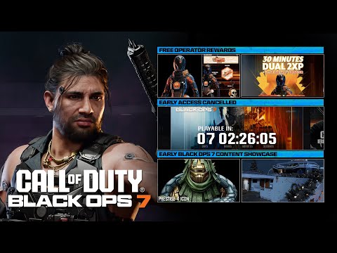 Видео: НОВЫЙ Black Ops 7: БЕСПЛАТНЫЕ награды оперативников, ОТМЕНЕННЫЙ РАННИЙ ДОСТУП, РАННИЙ ПРЕДВАРИТЕЛ...