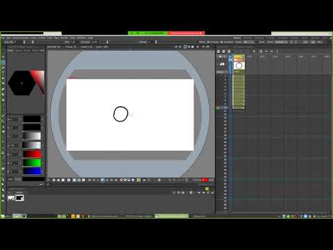 Видео: OpenToonz: Ваша первая анимация (равномерное движение шарика)