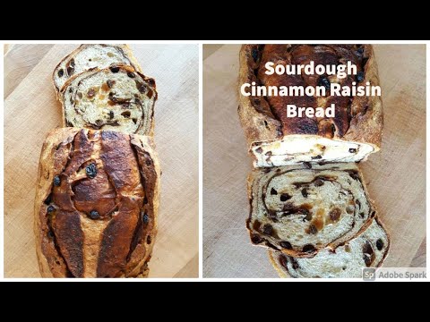 Видео: Хлеб на закваске с корицей и изюмом