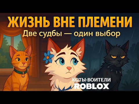 Видео: Жизнь вне племени в Котах-Воителях Roblox | Домашние коты и Бродяги