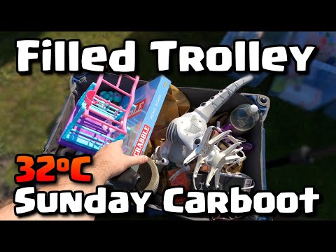 Видео: Заполненная тележка в палящую 32-градусную жару — воскресная охота за кабинками