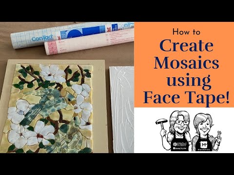 Видео: Метод мозаики из лицевой ленты