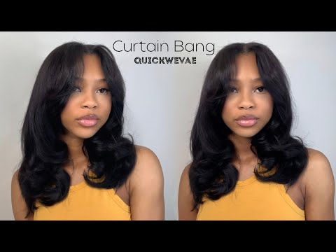 Видео: СПОСОБ СДЕЛАТЬ: Быстрое плетение средней части с челкой-шторой (слои и локоны)