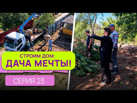 Видео: Соседи в шоке! Сад мечты подъехал на манипуляторе. Участок превратился в райские кущи 🌳