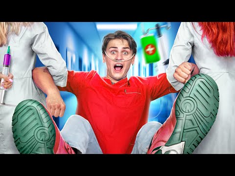 Видео: Мы Стали Докторами на 24 Часа! Бедная vs Богатая vs Гига Богатая в Больнице