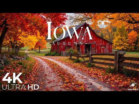 Видео: 🍂Осень в Айове 4K – Прекрасные осенние краски в сердце штата