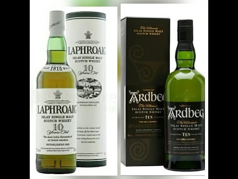 Видео: Laphroaig 10 vs Ardbeg Ten. Морской бой.