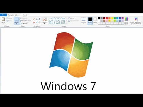 Видео: Как нарисовать логотип Windows 98, Windows 7, Windows 11 в Paint + Рисование XP Error