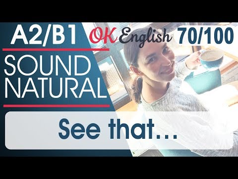 Видео: 70/100 See that ... - Убедись в том, что ... 🇺🇸 Разговорный английский язык