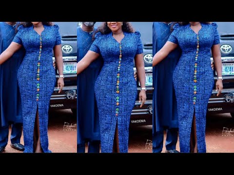 Видео: Как раскроить и сшить это модное платье-анкара с пуговицами и разрезом спереди