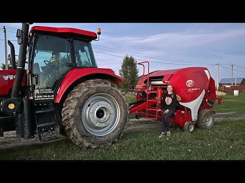 Видео: Купили новый прессподборщик ! Теперь в полях будет еще легче! Женский обзор на LELY WELGER RP245!