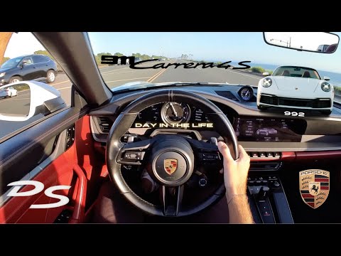 Видео: Жизнь с Porsche 911 Carrera 4S Cabriolet (видеоблог о вождении от первого лица) — день из жизни