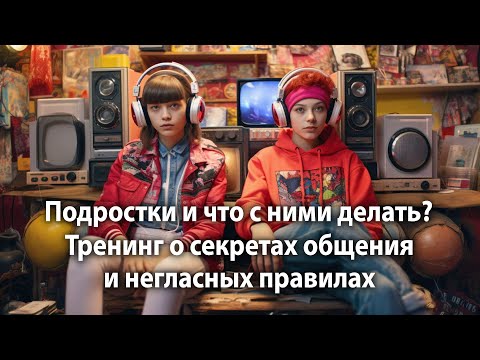 Видео: Подростки и что с ними делать? Тренинг о секретах общения и негласных правилах