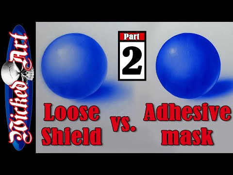 Видео: Упражнения для начинающих аэрографа: маскировка плюсов и минусов