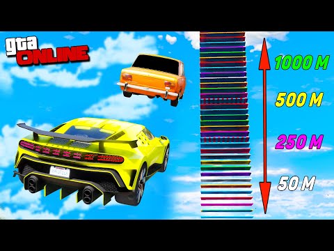 Видео: КАК ВЫСОКО В НЕБО УЛЕТИТ ЧИТ ТАЧКА В ГТА 5! ПРЫЖКИ В ВЫСОТУ В GTA 5 ONLINE!