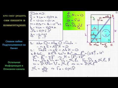 Видео: Физика В гладкий высокий стакан радиусом 4 см поставили однородную тонкую палочку длиной 10 см