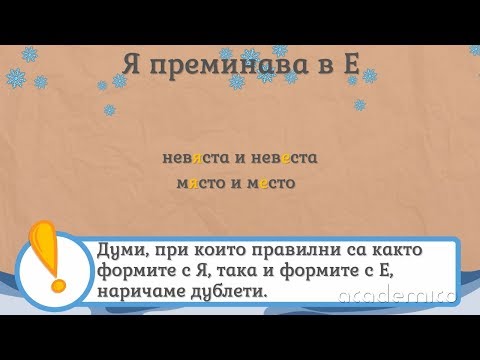 Видео: Променливо Я - Български език 6 клас | academico