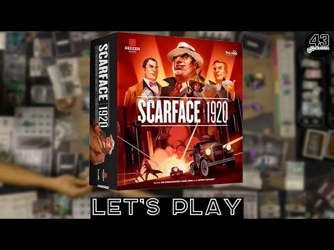 Видео: Настольная игра Scarface 1920. Играем втроём.