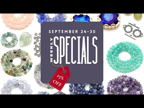 Видео: Еженедельные скидки! Дополнительная скидка 25% на отдельные драгоценные камни, подвески и многое ...