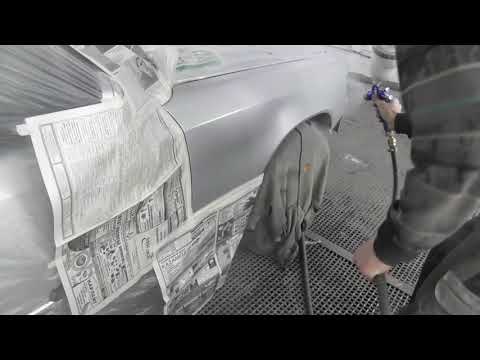 Видео: Покраска переходом мокро на мокро, серебро