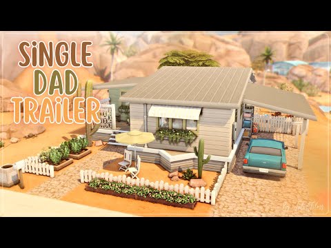 Видео: Трейлер Отца-Одиночки👨‍👧‍👧│Строительство│Single Dad Trailer│SpeedBuild│NO CC [The Sims 4]