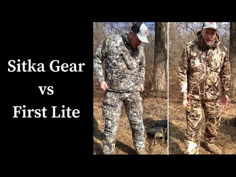 Видео: Сравнение зимних охотничьих костюмов Ситка и Фёрстлайт (Sitka Fanatic vs FirstLite Sanctuary)