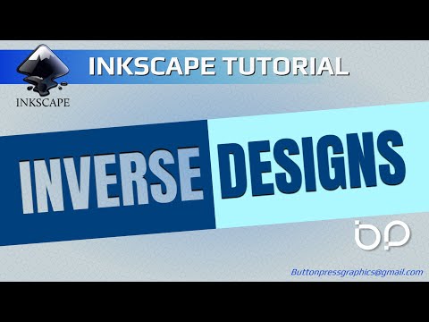 Видео: Как создавать обратные узоры в INKSCAPE