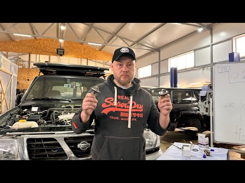 Видео: Термостат на 76,5 к лету на Nissan Patrol #zd30
