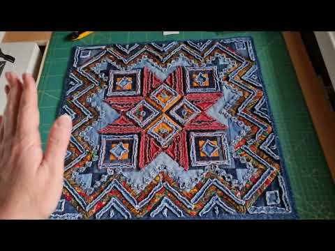 Видео: 🌷про мастер-класс джинсового коврика Марокко