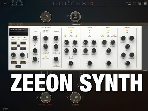Видео: Синтезатор ZEEON — ОБНОВЛЕНО — Новый БЕСПЛАТНЫЙ пакет расширения Synthur — 144 блестящих пресета ...