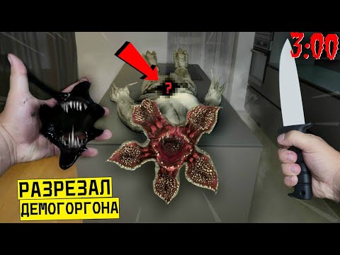 Видео: *ВНУТРИ БЫЛО ЭТО...* РАЗРЕЗАЛ РЕАЛЬНОГО ДЕМОГОРГОНА В 3:00 (достал его сердце)