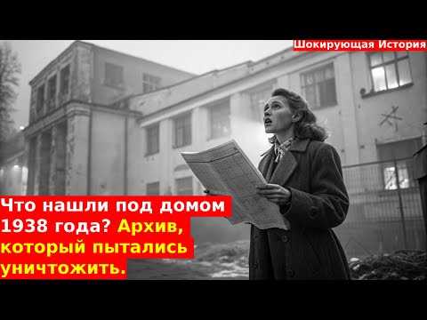 Видео: ЧТО НАШЛИ ПОД ДОМОМ 1938 ГОДА? АРХИВ, который ПЫТАЛИСЬ УНИЧТОЖИТЬ!!!!