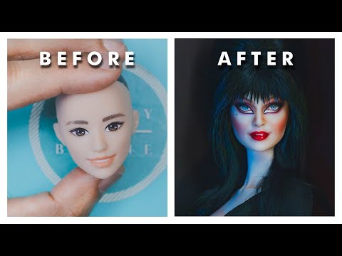 Видео: Я превратила куклу в Эльвиру 🖤 | Владычица тьмы