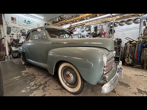 Видео: Подготовка к модернизации подвески Ford Coupe 1946 года