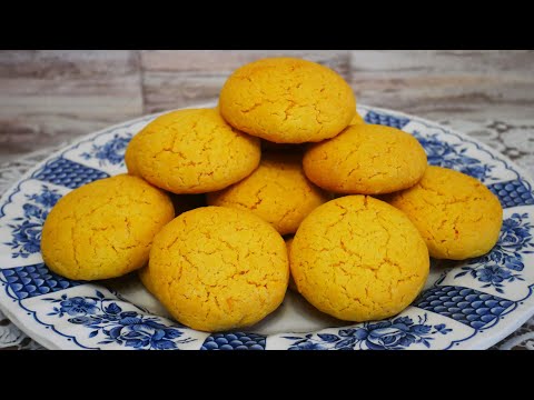 Видео: Печенье с ароматом лимона.  Печенье на ЖЕЛТКАХ.  Вкусное печенье.  Быстрый рецепт