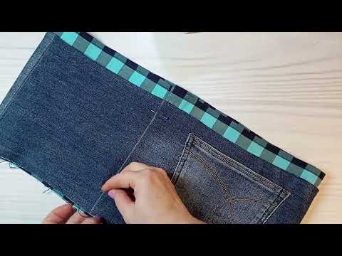 Видео: ✨ Вау-эффект! Эта коробка из старых джинсов — просто волшебство! / Уникальная идея апсайклинга